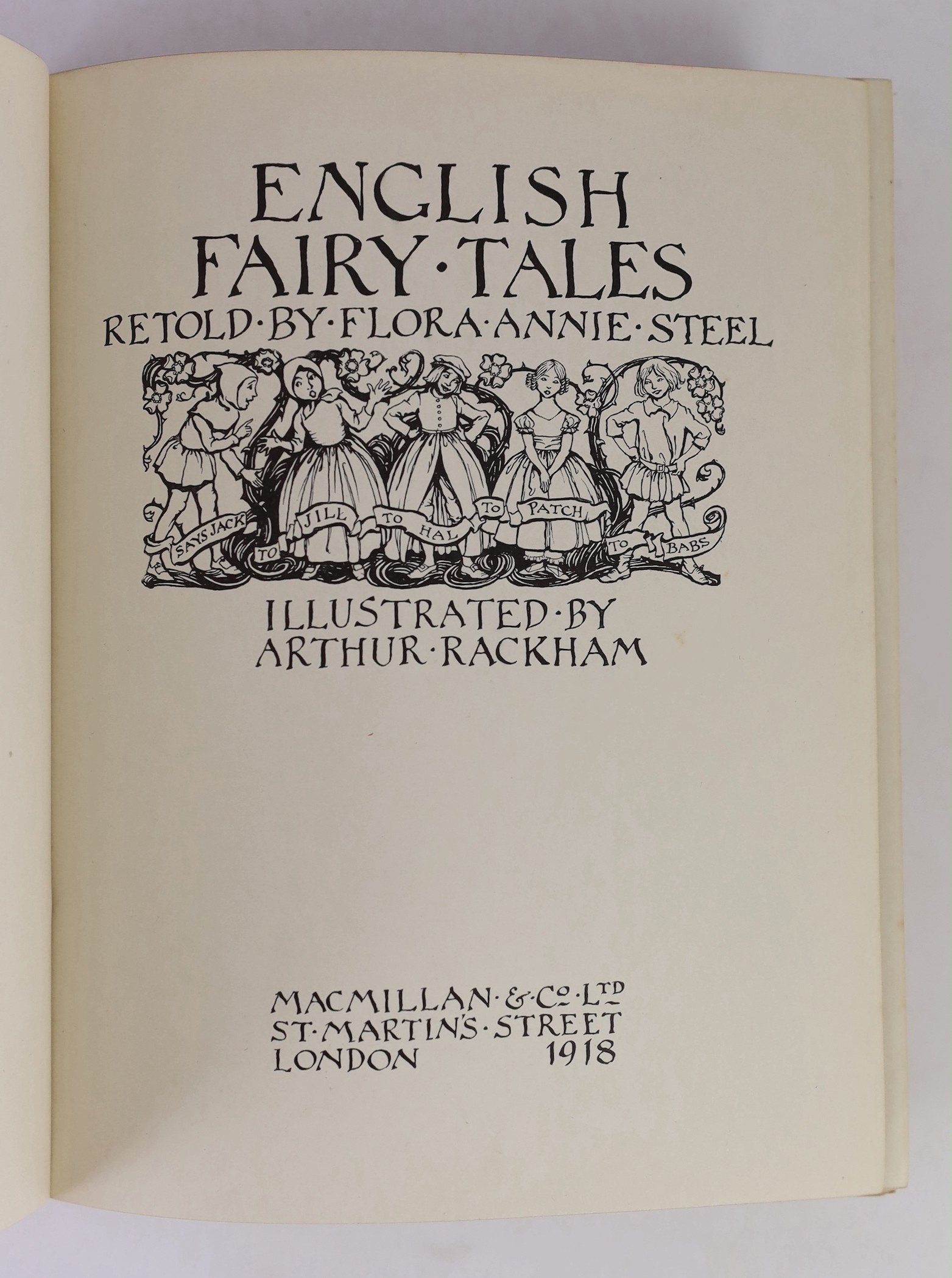 De La Motte Fouqué - Undine. Adapted from the German by W.L. Courtney. coloured pictorial title, 15 coloured plates (with captioned guards) & text decorations (by Arthur Rackham). 1st trade edition.